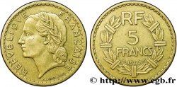 5 francs Lavrillier, bronze-aluminium 1945  F.337/5 TTB48 