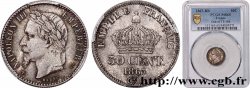 50 centimes Napoléon III, tête laurée 1867 Strasbourg F.188/15