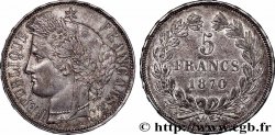 5 francs Cérès, sans légende 1870 Bordeaux F.332/3