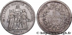 5 francs Hercule, IIe République 1848  Lyon F.326/3