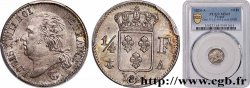 1/4 franc Louis XVIII 1824 Paris F.163/31