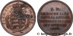 Monnaie de visite, module de 2 francs, pour Frédéric-Auguste de Saxe 1809 Paris T.T.1704 8