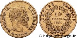 10 francs or Napoléon III, tête nue 1856 Paris F.506/3