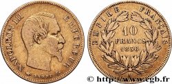 10 francs or Napoléon III, tête nue 1856 Paris F.506/3