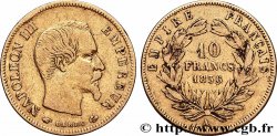 10 francs or Napoléon III, tête nue 1856 Paris F.506/3