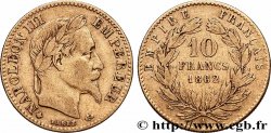 10 francs or Napoléon III, tête laurée, type définitif à grand 10 1862 Paris F.507A/1