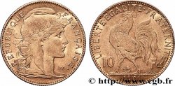 10 francs or Coq 1901 Paris F.509/5