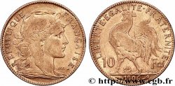 10 francs or Coq 1906 Paris F.509/7