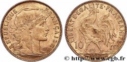 10 francs or Coq 1910 Paris F.509/11