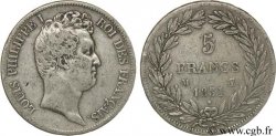 5 francs type Tiolier avec le I, tranche en creux 1831 Toulouse F.315/22