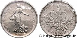 Piéfort Argent de 5 francs Semeuse 1979 Pessac GEM.154 P2