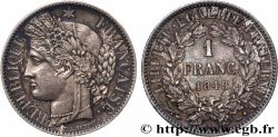 1 franc Cérès, IIe République 1849 Paris F.211/1 fVZ 