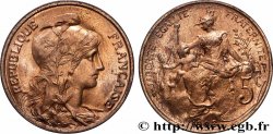 5 centimes Daniel-Dupuis 1908  F.119/19 MS 