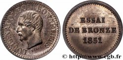 Essai de bronze au module de un centime, Louis-Napoléon Bonaparte 1851 Paris VG.3297  MS 