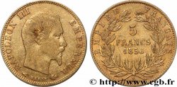 5 francs or Napoléon III, tête nue, grand module 1856 Paris F.501/2 S 