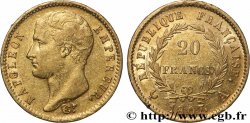 20 francs or Napoléon tête nue, type transitoire 1807 Paris F.514/1 SS 