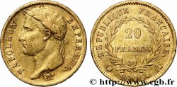 20 francs or Napoléon tête laurée, République française 1808 Paris F.515/2 XF 