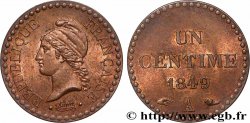Un centime Dupré, IIe République 1849 Paris F.101/2