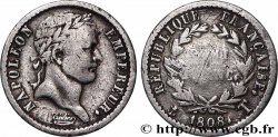 Demi-franc Napoléon Ier tête laurée, République française 1808 Nantes F.177/14