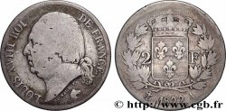 2 francs Louis XVIII 1822 Paris F.257/36