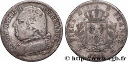 5 francs Louis XVIII, buste habillé 1814 Toulouse F.308/9