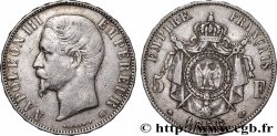 5 francs Napoléon III, tête nue 1856 Strasbourg F.330/8
