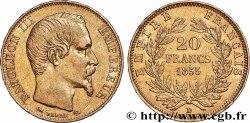 20 francs or Napoléon III, tête nue 1855 Lyon F.531/7