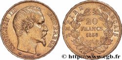 20 francs or Napoléon III, tête nue 1858 Strasbourg F.531/14