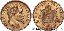 20 francs or Napoléon III, tête laurée 1862 Strasbourg F.532/5