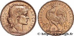 20 francs or Coq, Dieu protège la France 1905 Paris F.534/10