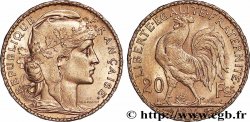 20 francs or Coq, Dieu protège la France 1906 Paris F.534/11