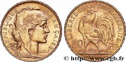20 francs or Coq, Liberté Égalité Fraternité 1913 Paris F.535/7