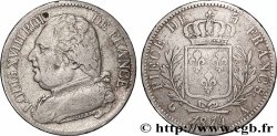 5 francs Louis XVIII, buste habillé 1814 Paris F.308/1