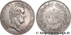 5 francs type Tiolier avec le I, tranche en creux 1831 Rouen F.315/15