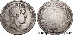 5 francs type Tiolier avec le I, tranche en creux 1831 Toulouse F.315/22