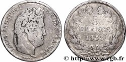 5 francs IIe type Domard 1833 Lille F.324/28