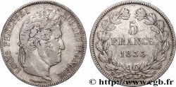 5 francs IIe type Domard 1833 Lille F.324/28