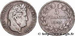 5 francs IIe type Domard 1833 Lille F.324/28