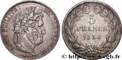 5 francs IIe type Domard 1834 Rouen F.324/30