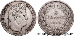 5 francs IIe type Domard 1834 Nantes F.324/40