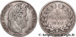 5 francs IIe type Domard 1834 Bordeaux F.324/35