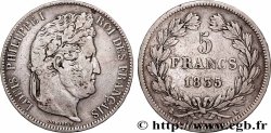 5 francs IIe type Domard 1835 Bordeaux F.324/48