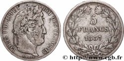 5 francs IIe type Domard 1837 Strasbourg F.324/63