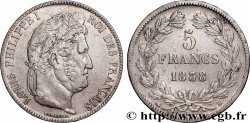 5 francs IIe type Domard 1838 Strasbourg F.324/70
