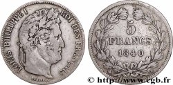 5 francs IIe type Domard 1840 Rouen F.324/84