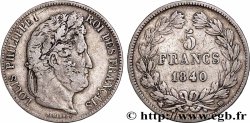 5 francs IIe type Domard 1840 Strasbourg F.324/85