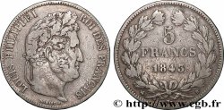 5 francs IIe type Domard 1843 Rouen F.324/101