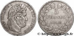 5 francs IIIe type Domard 1845 Lille F.325/9