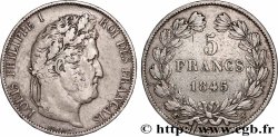 5 francs IIIe type Domard 1845 Lille F.325/9