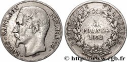 5 francs Louis-Napoléon, 1er type 1852 Paris F.329/1